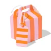 doosje vouwbaar 5x5x5cm strepen - 6 stuks
