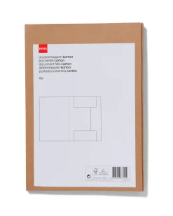 dossiermappen kraft A4 - 10 stuks