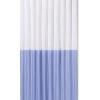 douchegordijn 180x200cm polyester linnenlook blok blauw