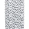douchegordijn 180x200cm stippen zwart