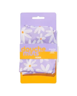 douchemuts bloemen lila