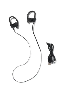 draadloze oortelefoon in-ear sport zwart