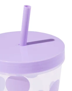 drinkbeker met rietje