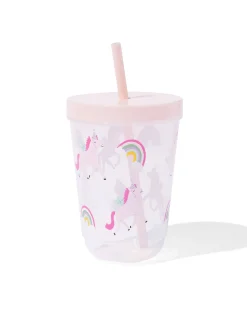 drinkbeker met rietje
