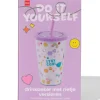 drinkbeker met rietje versieren