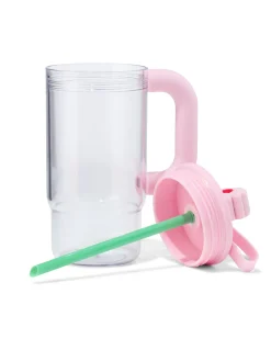 drinkfles 720ml met rietje bloem