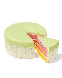 dripcake groen drie kleuren 16 p.