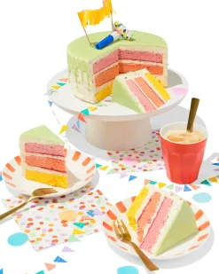 dripcake groen drie kleuren 16 p.