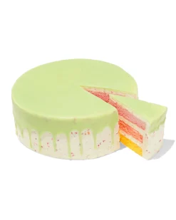 dripcake groen drie kleuren 24 p.
