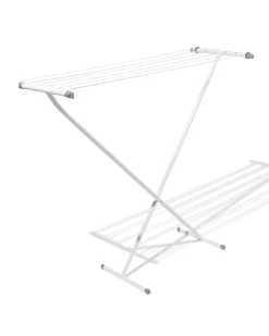 droogrek 111x32cm smal metaal wit