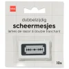dubbelzijdige scheermesjes navulling - 10 stuks