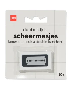 dubbelzijdige scheermesjes navulling - 10 stuks