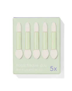 duo eye shadow applicators 5 stuks