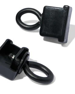 eindstop met kap zwart - 2 stuks