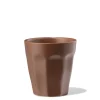 espressokopje 90ml Mirabeau aardewerk donkerbruin