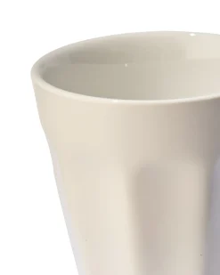 espressokopje 90ml Mirabeau aardewerk wit