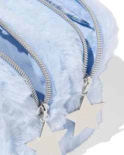 etui dubbele rits 22.5x8x11cm fluffy