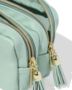 etui dubbele rits 22x6x10cm PU