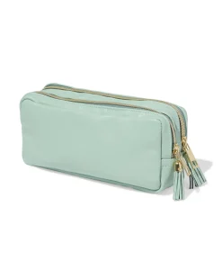 etui dubbele rits 22x6x10cm PU