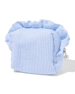 etui met ruffles strepen
