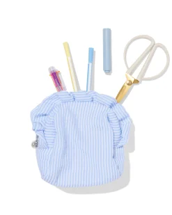 etui met ruffles strepen