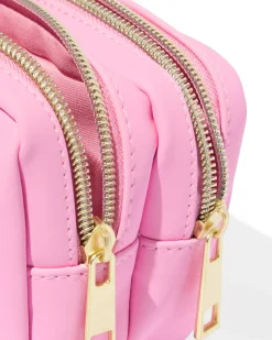 etui roze dubbele rits