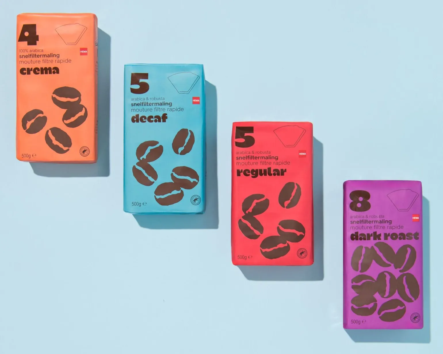filterkoffie decaf - 500 gram
