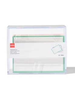 flashcards A7 in box - 100 stuks