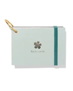 flashcards met ring en elastiek