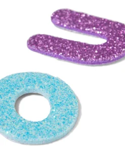 foam stickers alfabet glitter