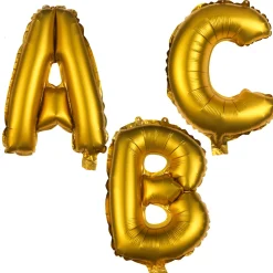 folie ballon A-Z goud
