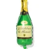folieballon champagnefles 55cm