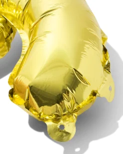 folieballon cijfer 6 30cm goud