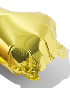 folieballon cijfer 1 30cm goud