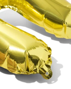 folieballon cijfer 4 30cm goud