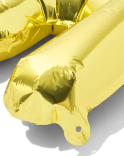 folieballon cijfer 5 30cm goud
