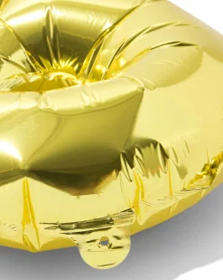 folieballon cijfer 3 30cm goud