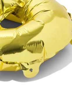 folieballon cijfer 9 30cm goud