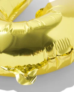 folieballon getal 21 60cm goud
