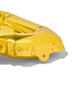 folieballon happy birthday 30cm goud