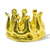 folieballon kroon 20cm goud