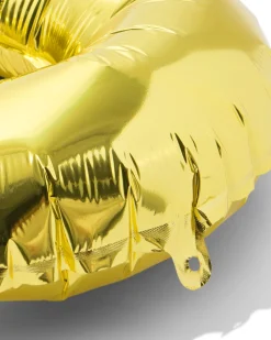 folieballon letter C 30cm goud