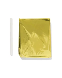 folieballon letter H 30cm goud