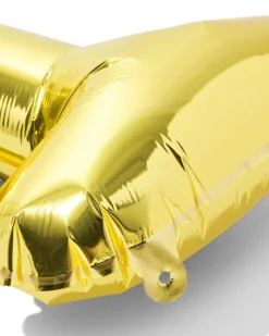 folieballon letter I 30cm goud