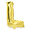 folieballon letter L 30cm goud