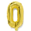folieballon letter O 30cm goud