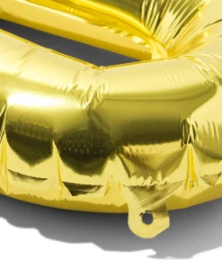 folieballon letter Q 30cm goud