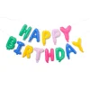 folieballon slinger happy birthday 20cm kleur