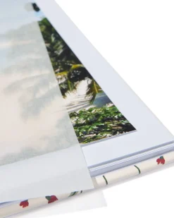 fotoalbum met spiraal en venster 19x18 bloemen