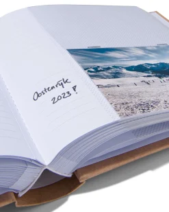 fotoboek met insteekhoezen 22.5x22.5 kraft